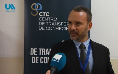 Leandro Pereira Morais, membro da UNTFSSE no final da Conferência “Economia Social: Tendências e Perspetivas”
